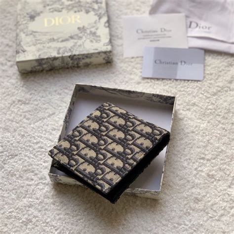 dior mens wallet|men's compact wallet.